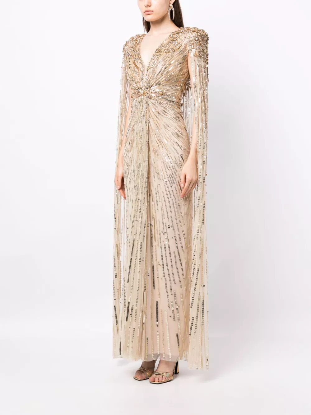 Cheap Jenny Packham Lotus Lady sequin-embellished gown Women 0122