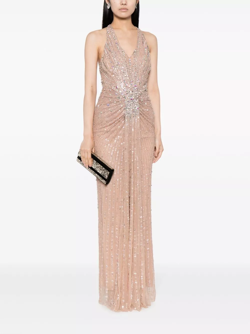 Affordable Jenny Packham Lana crystal-embellished dress Women 0114