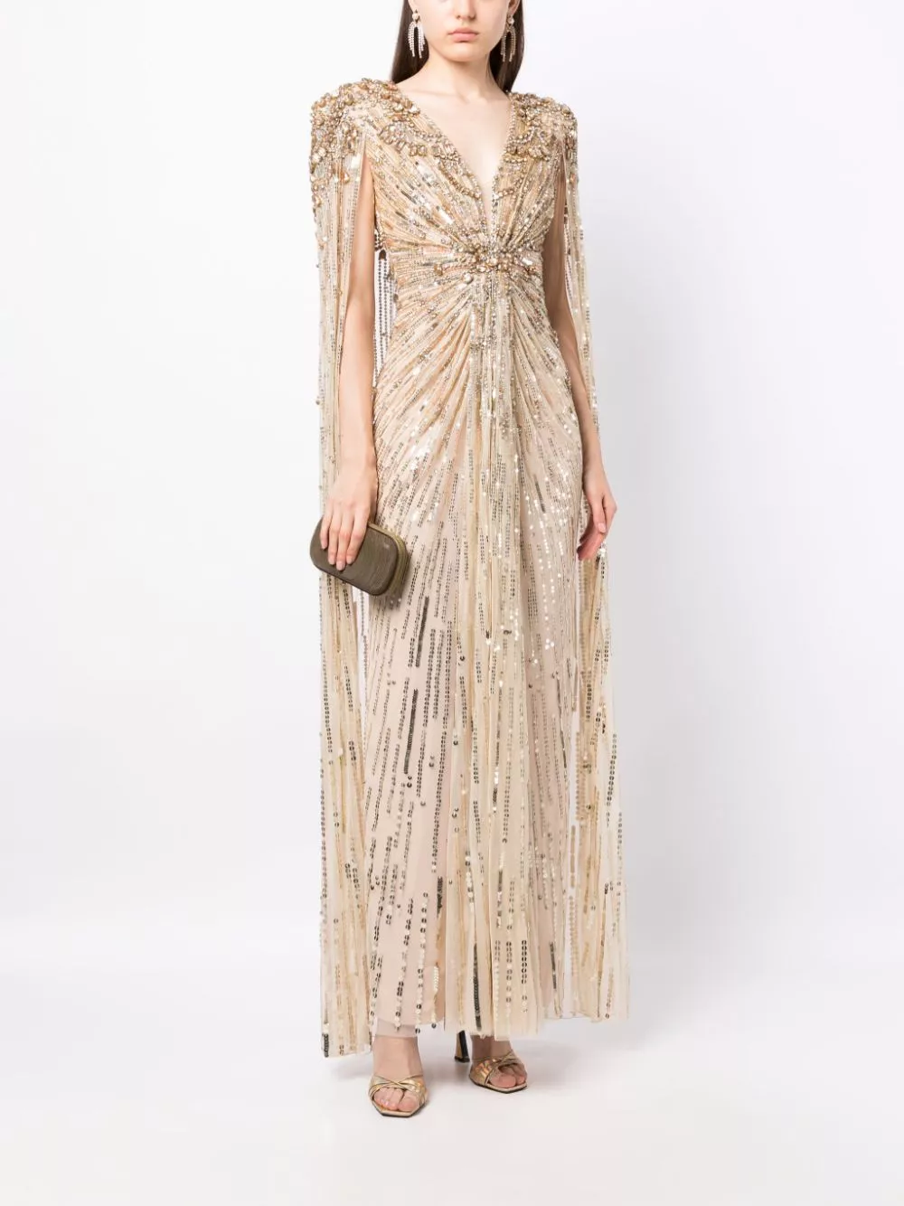 Cheap Jenny Packham Lotus Lady sequin-embellished gown Women 0122