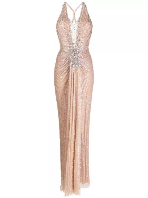 Jenny Packham Lana crystal-embellished dress Women 0114