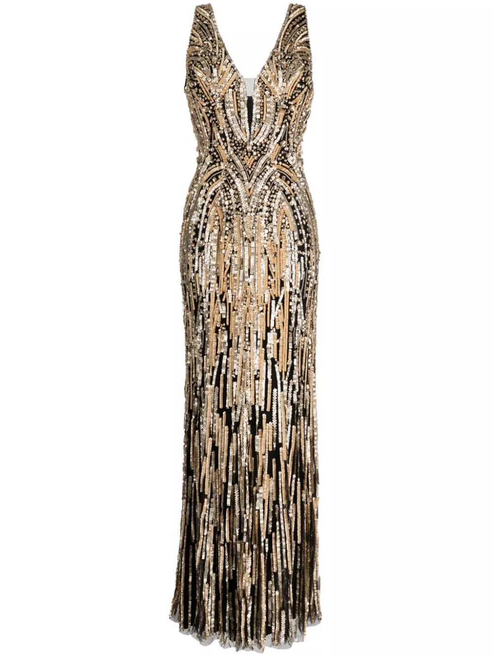 Cheap Jenny Packham Raquel crystal-embellished long dress Women 0122