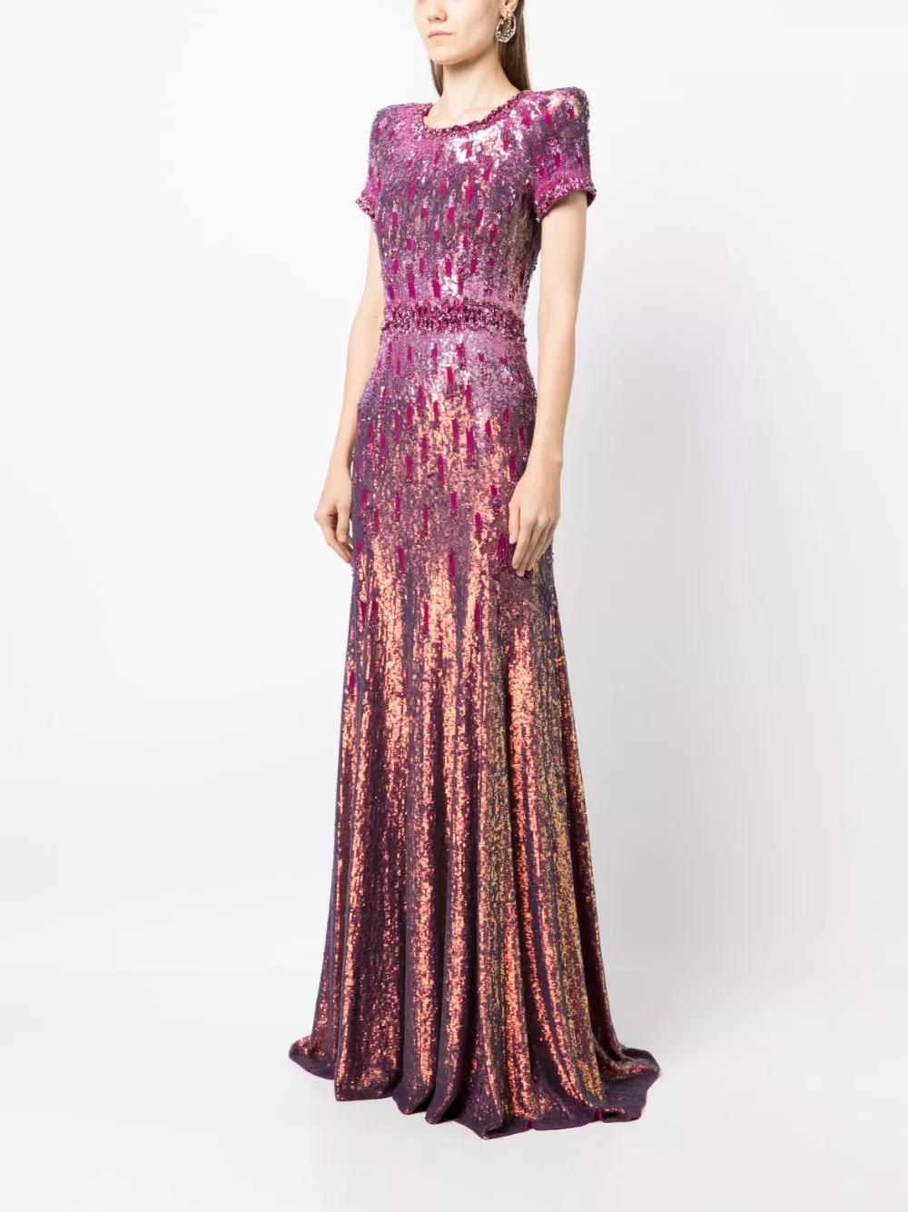 Cheap Jenny Packham Greta sequin gown Women 0113