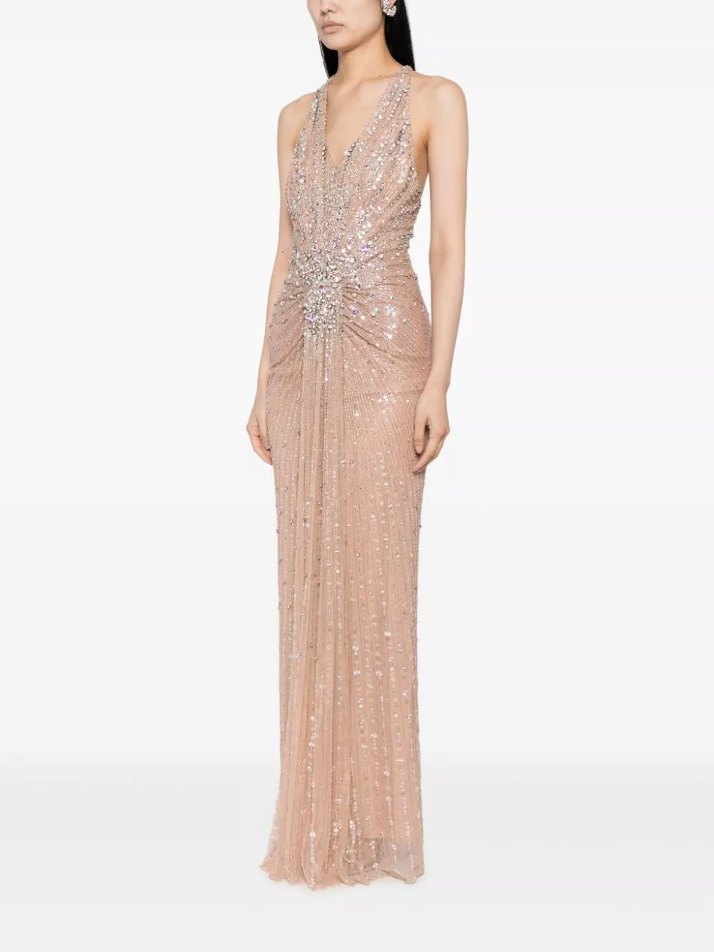 Affordable Jenny Packham Lana crystal-embellished dress Women 0114