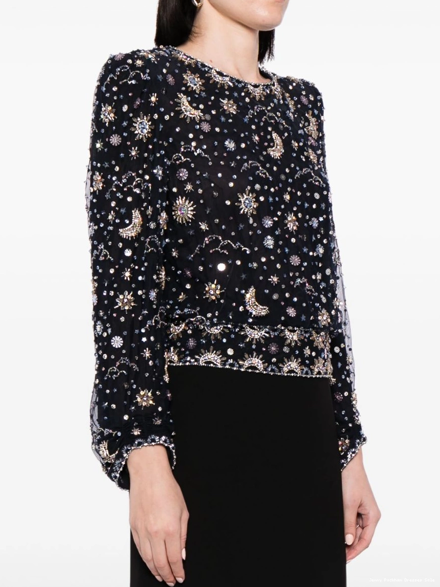 Cheap Women Packham bead-embellished Jenny blouse Orbit 0303