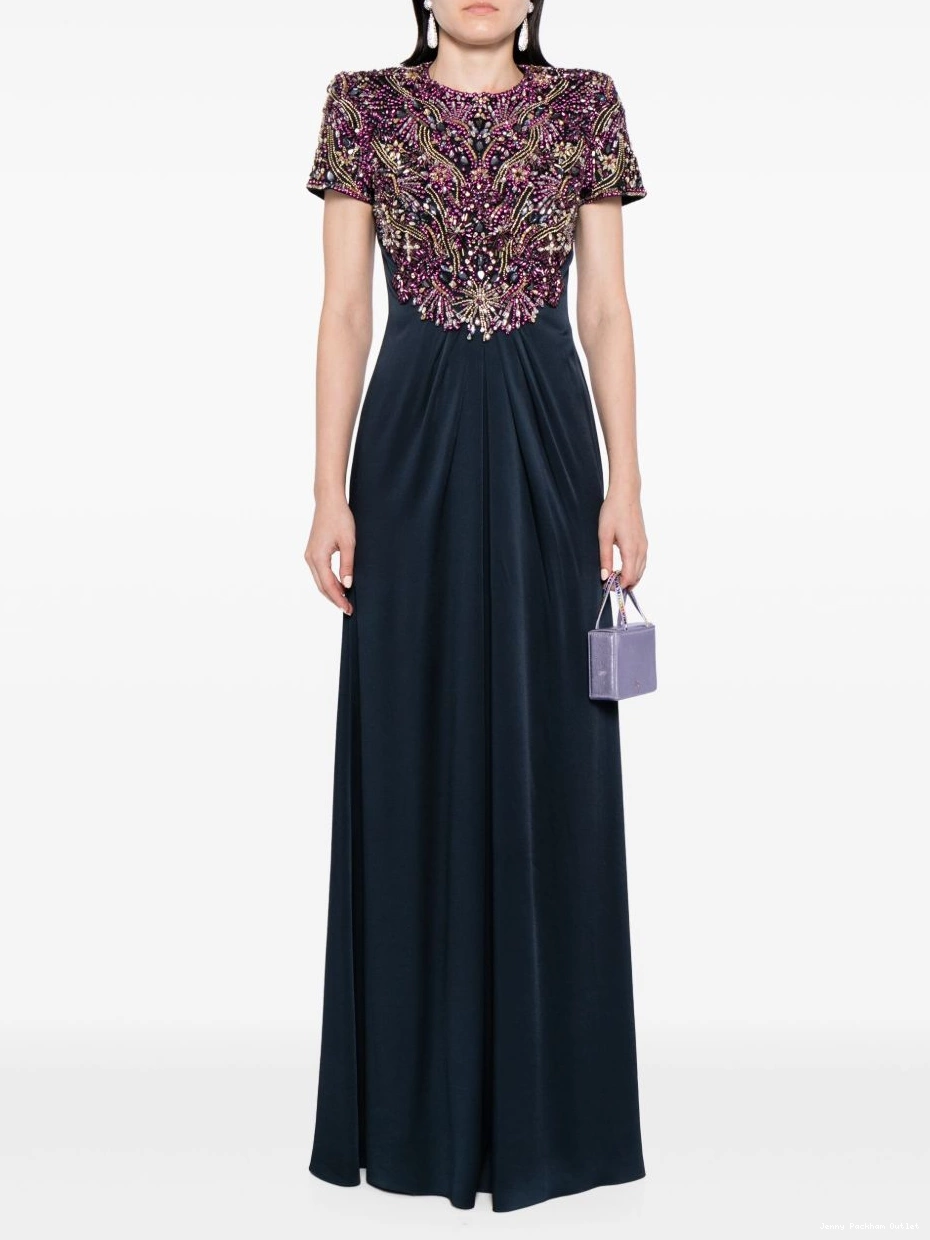 Affordable Jenny crystal-embellished Packham Women Starry gown 0311