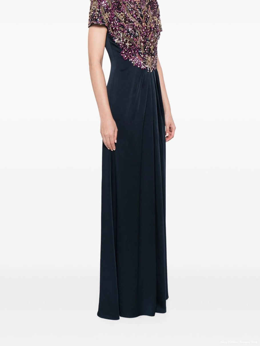 Affordable gown Jenny crystal-embellished Packham Women Starry 0311