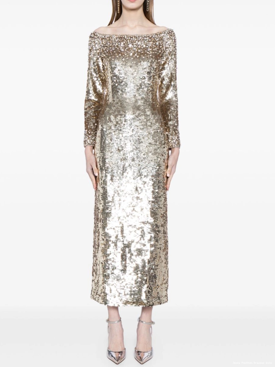 Cheap sequined Women Packham Jenny Ballroom midi Blitz dress 0320