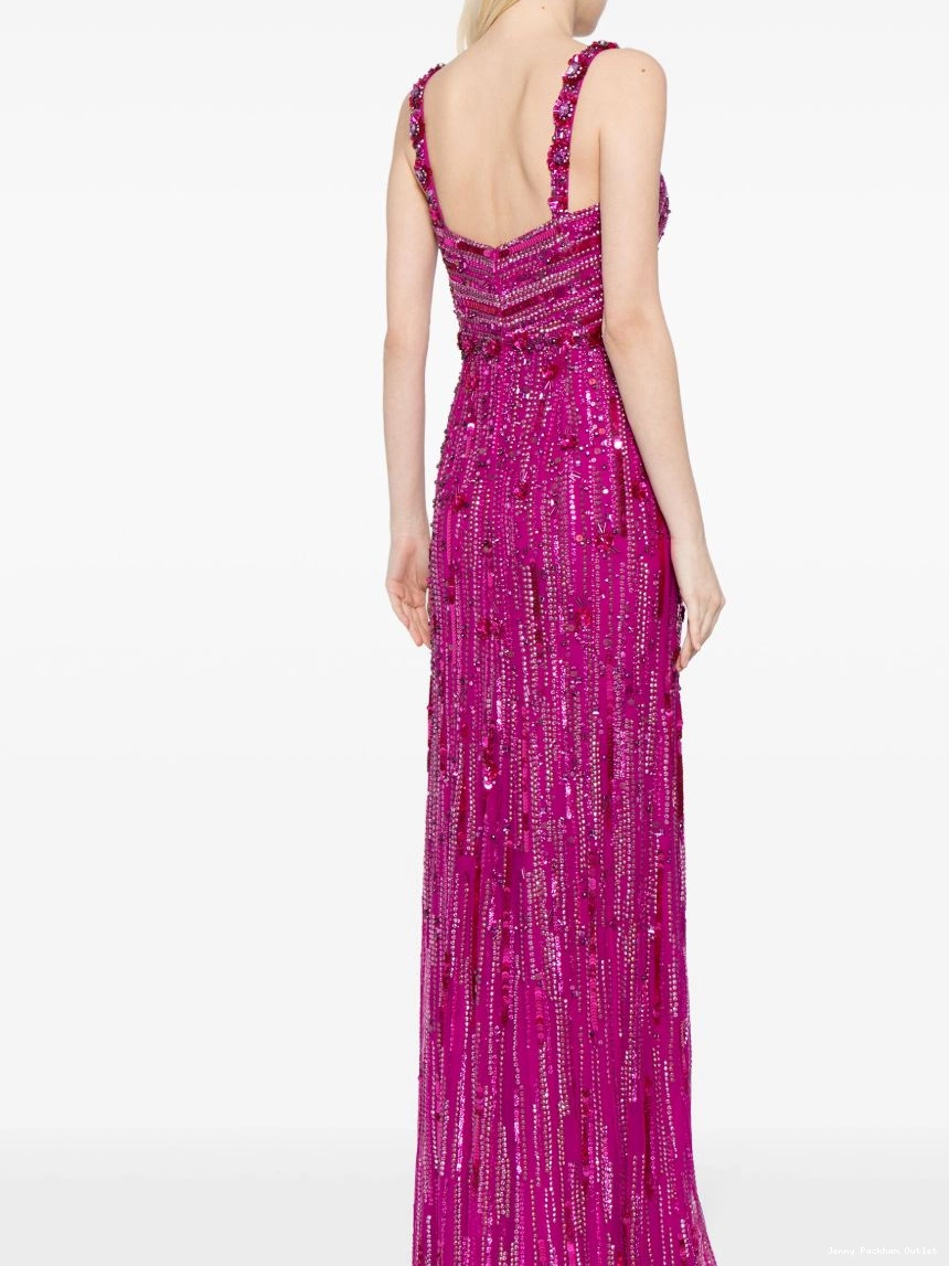 Affordable Jenny Women gown Gem Bright Packham sequined 0307