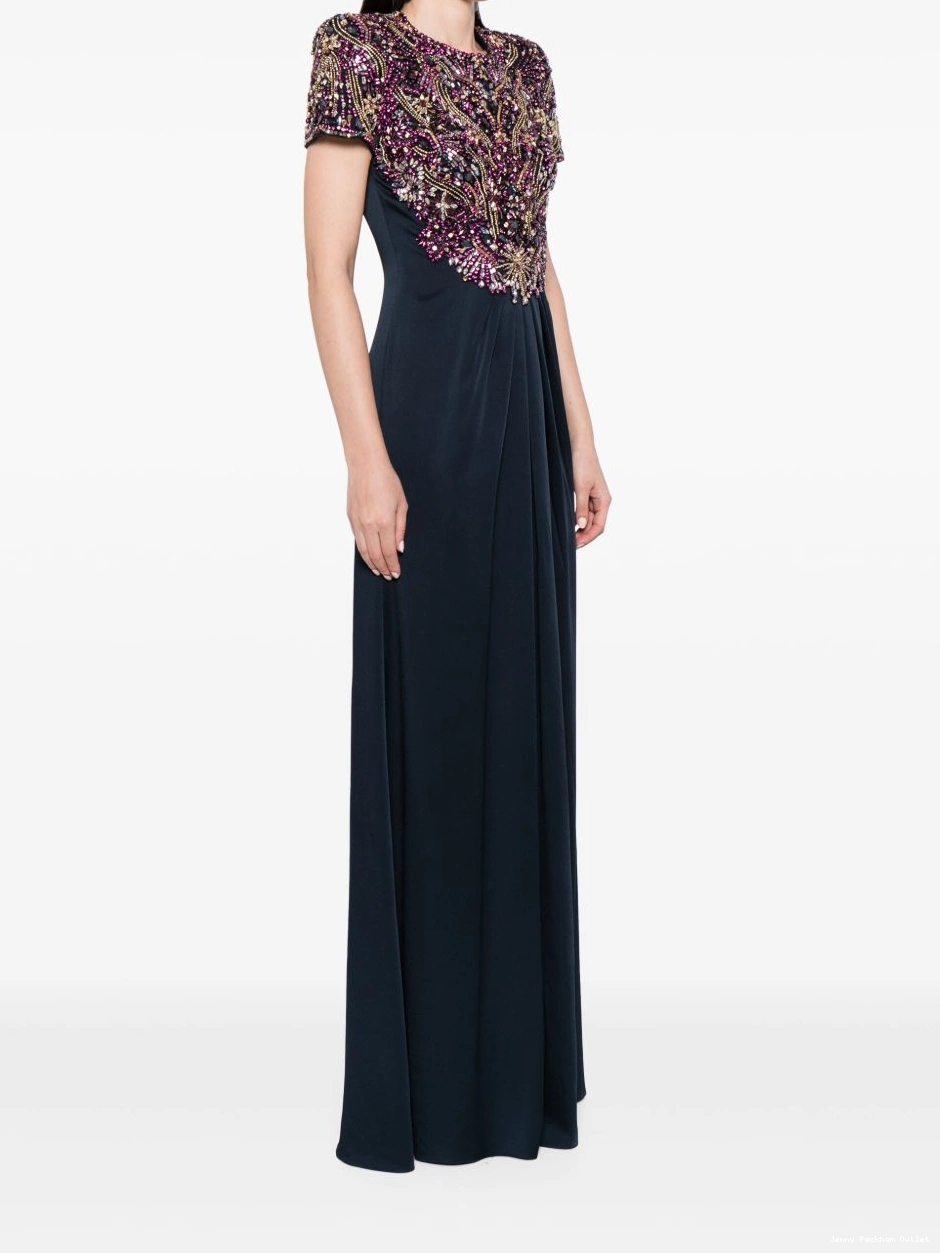 Affordable Jenny crystal-embellished Packham Women Starry gown 0311